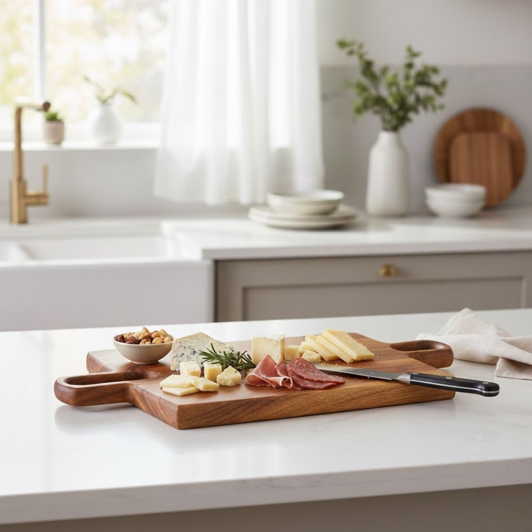 Double Handle Chopping Board for Effortless Cooking